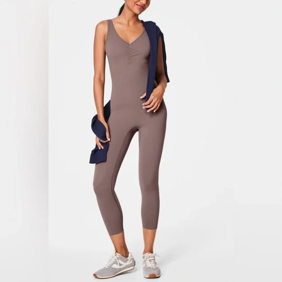 SPANX deep dive booty boost jumpsuit - Picture 1 of 7